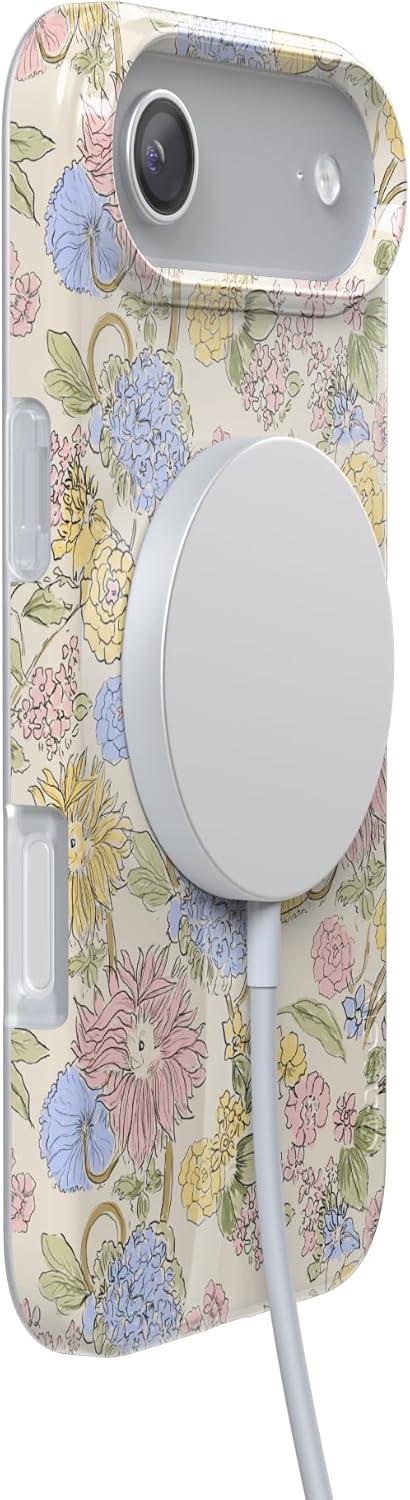 imageCasely iPhone 17 Air Case Prairie Blooms Pastel Floral Compatible with MagSafe Classic Ultra Thin Design
