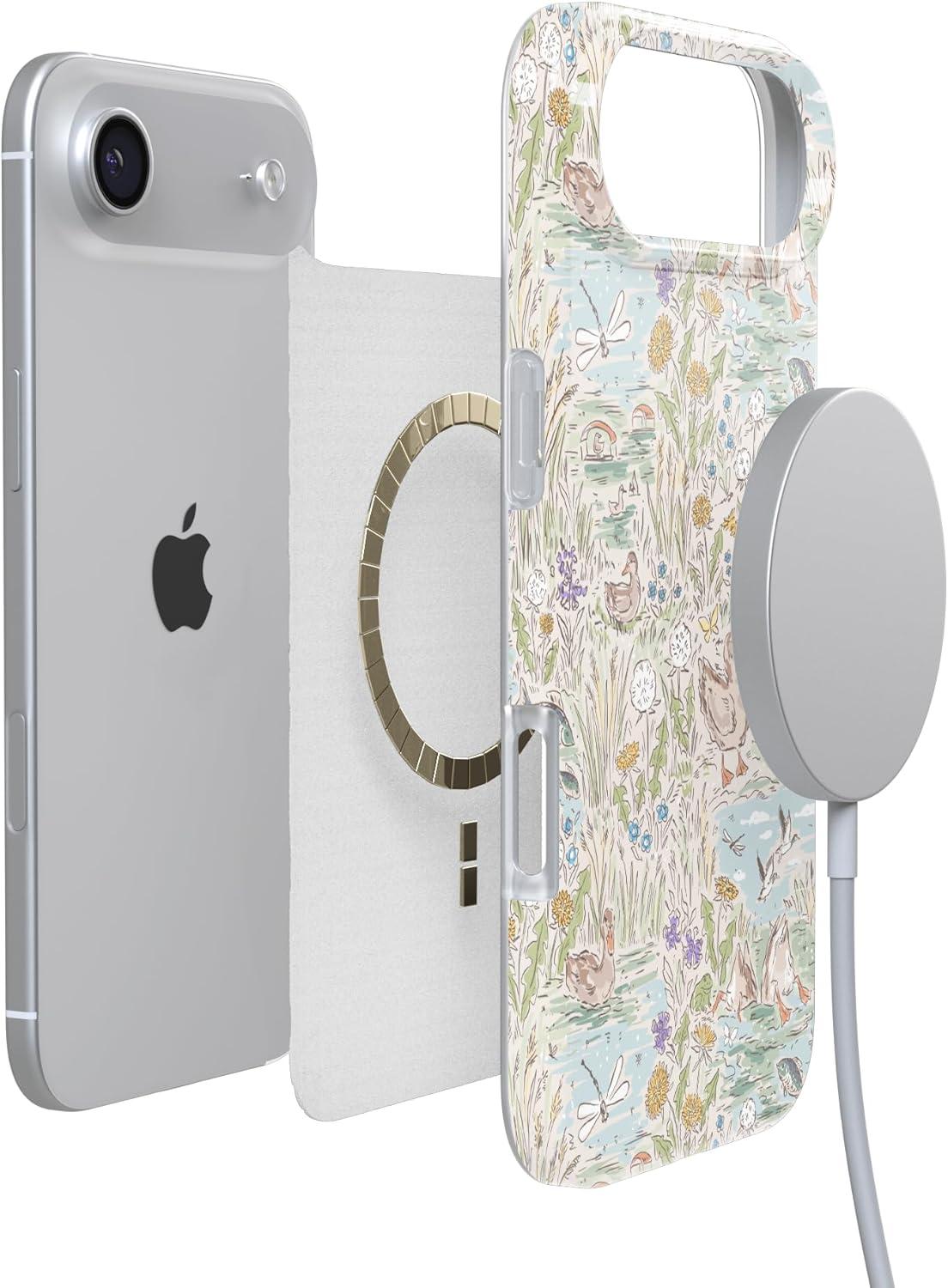 imageCasely iPhone 17 Air Case The Waddle Path Duck Pond Compatible with MagSafe Classic Ultra Thin Design