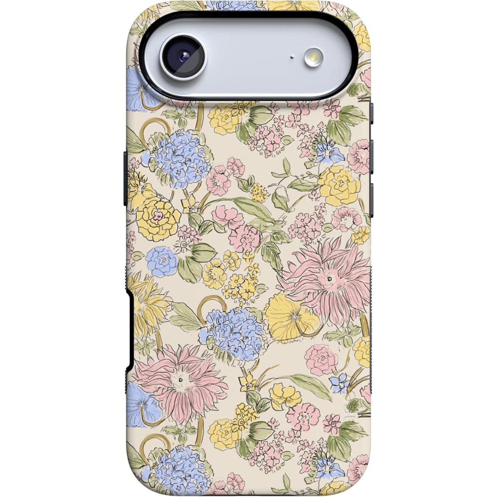 imageCasely iPhone 17 Air Case Prairie Blooms Pastel Floral Bold Protective Design Compatible with MagSafe