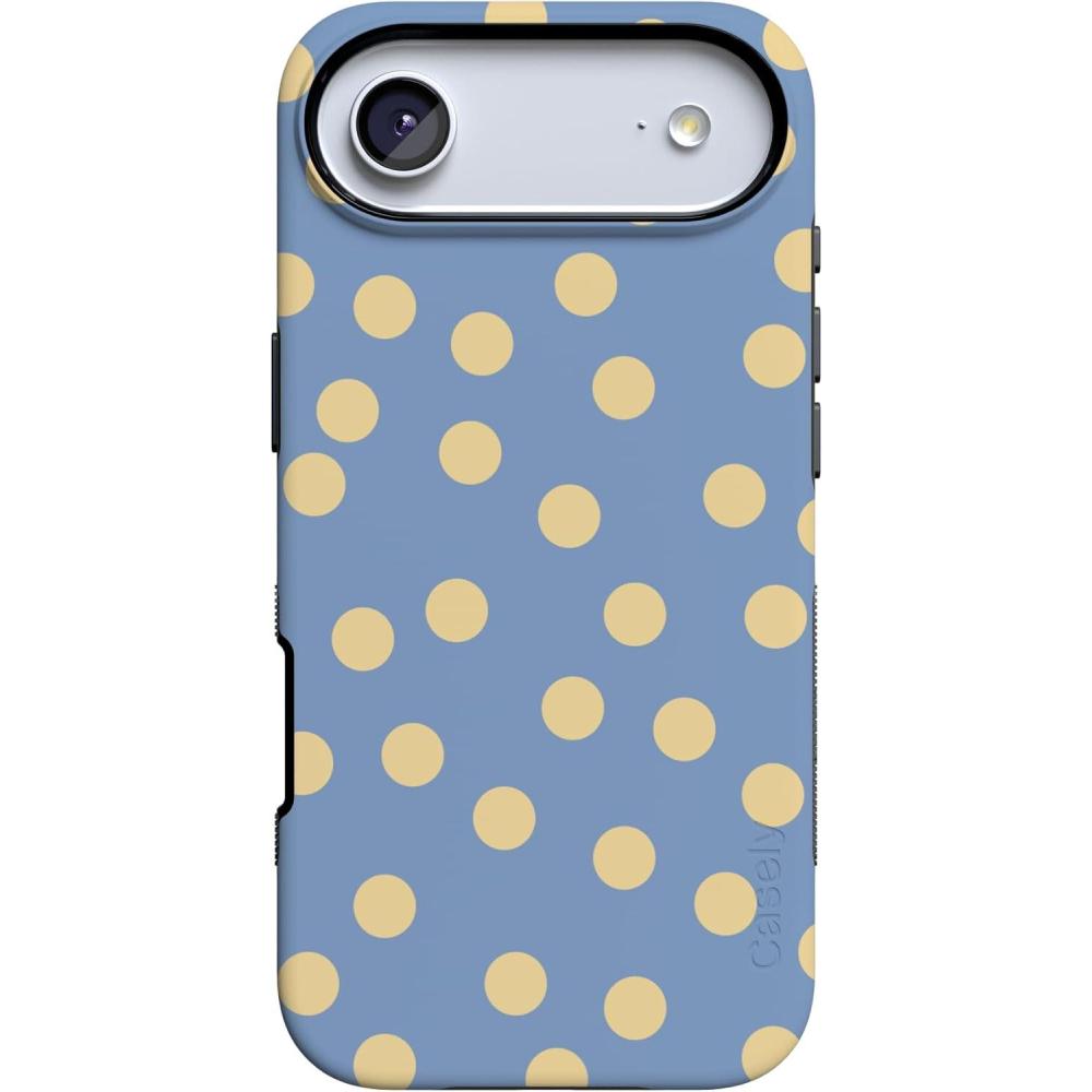 imageCasely iPhone 17 Air Case in the Spotlight Pastel Polka Dot Bold Protective Design Compatible with MagSafe