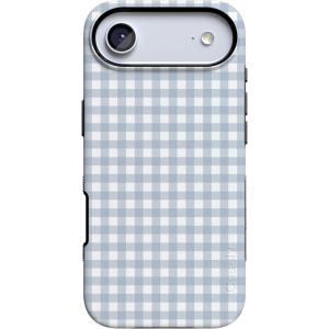 Casely iPhone 17 Air Case | Pastel Picnic | Blue Gingham | Bold Protective Design | Compatible with MagSafe