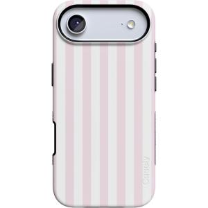 Casely iPhone 17 Air Case | Pink Stripes | Sunday Best | Bold Protective Design | Compatible with MagSafe