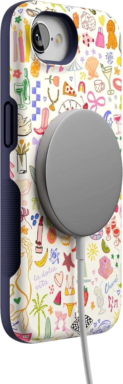 imageCasely iPhone 16e Case The Boyfriend Collection Army Green Bold Protective Design MagSafe Compatible DesignAll the Fun Things Fun on Weekdays
