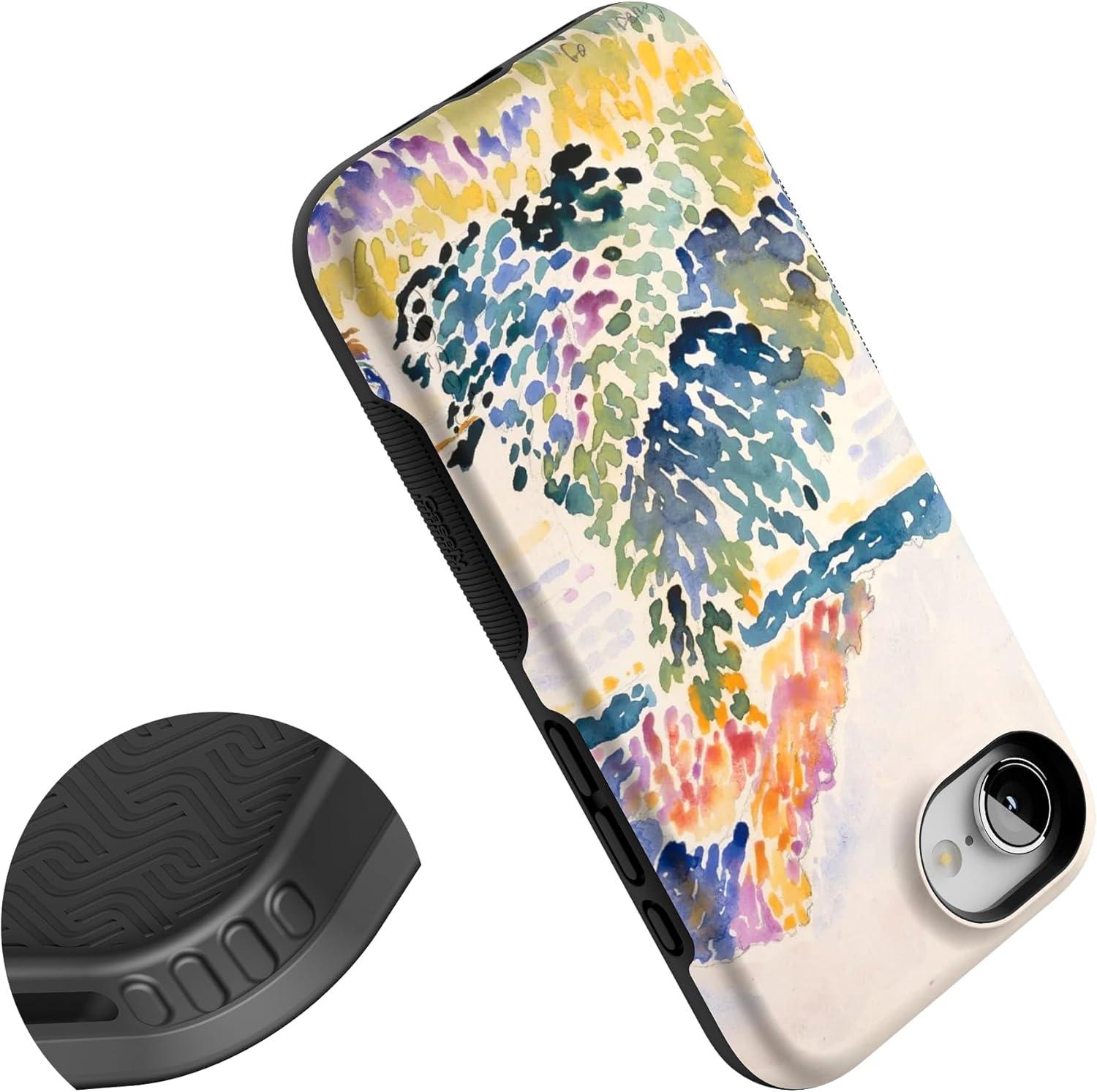 imageCasely iPhone 16e Case The Boyfriend Collection Army Green Bold Protective Design MagSafe Compatible DesignCalm Waters The Met Museum