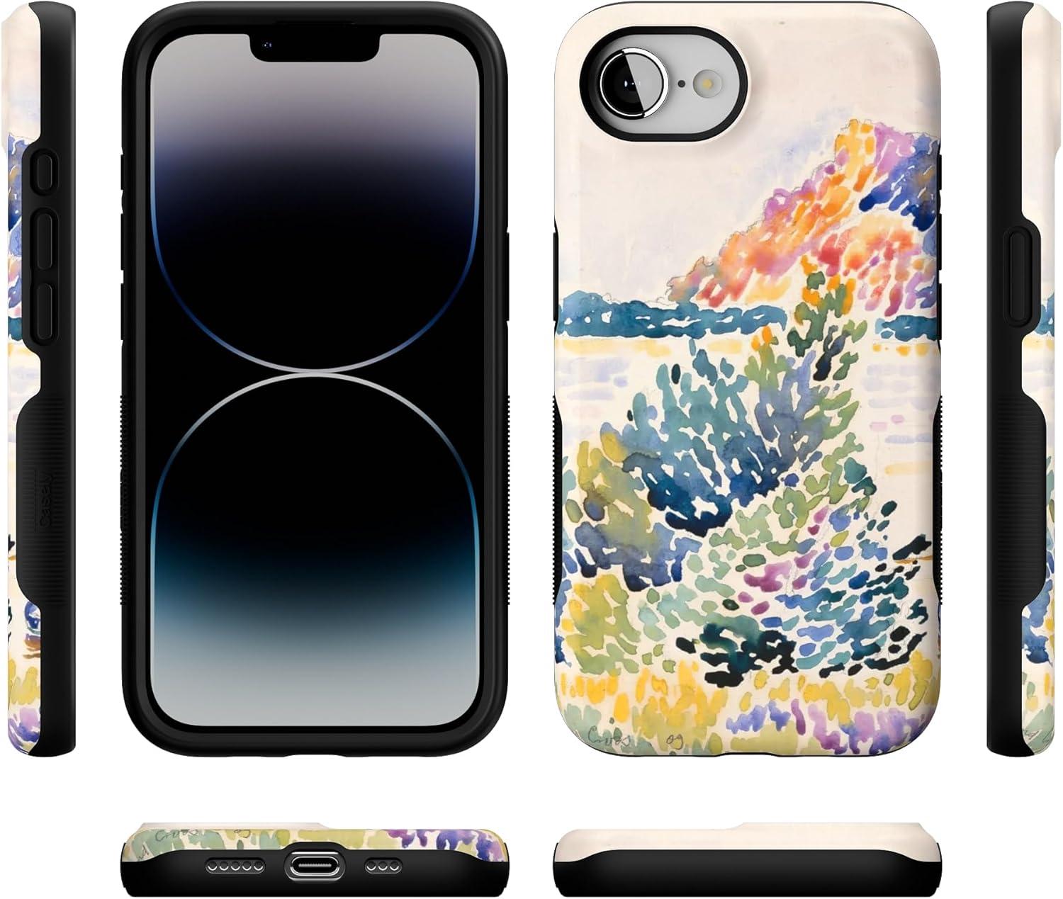 imageCasely iPhone 16e Case The Boyfriend Collection Army Green Bold Protective Design MagSafe Compatible DesignCalm Waters The Met Museum