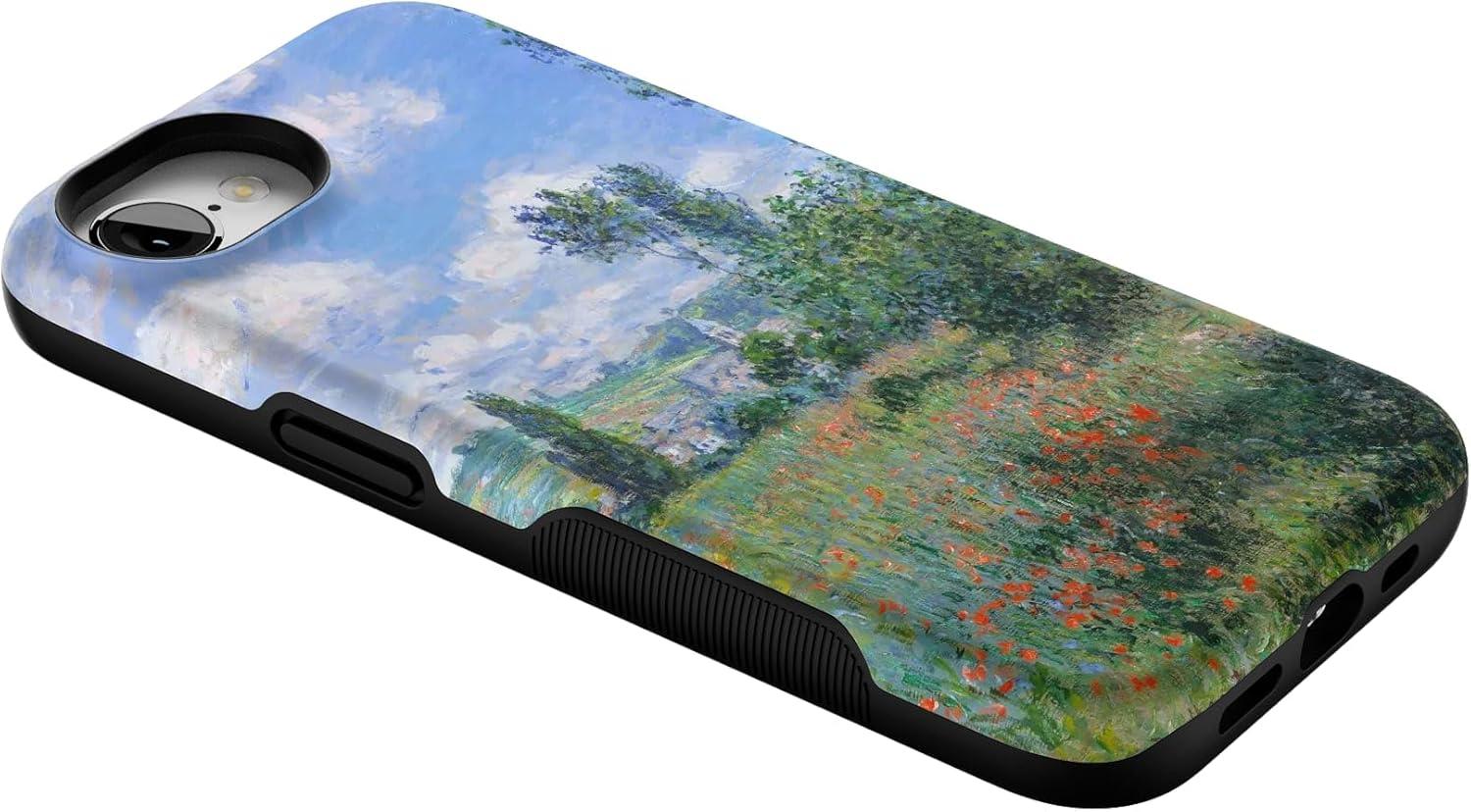 imageCasely iPhone 16e Case The Boyfriend Collection Army Green Bold Protective Design MagSafe Compatible DesignMonets View The Met Museum