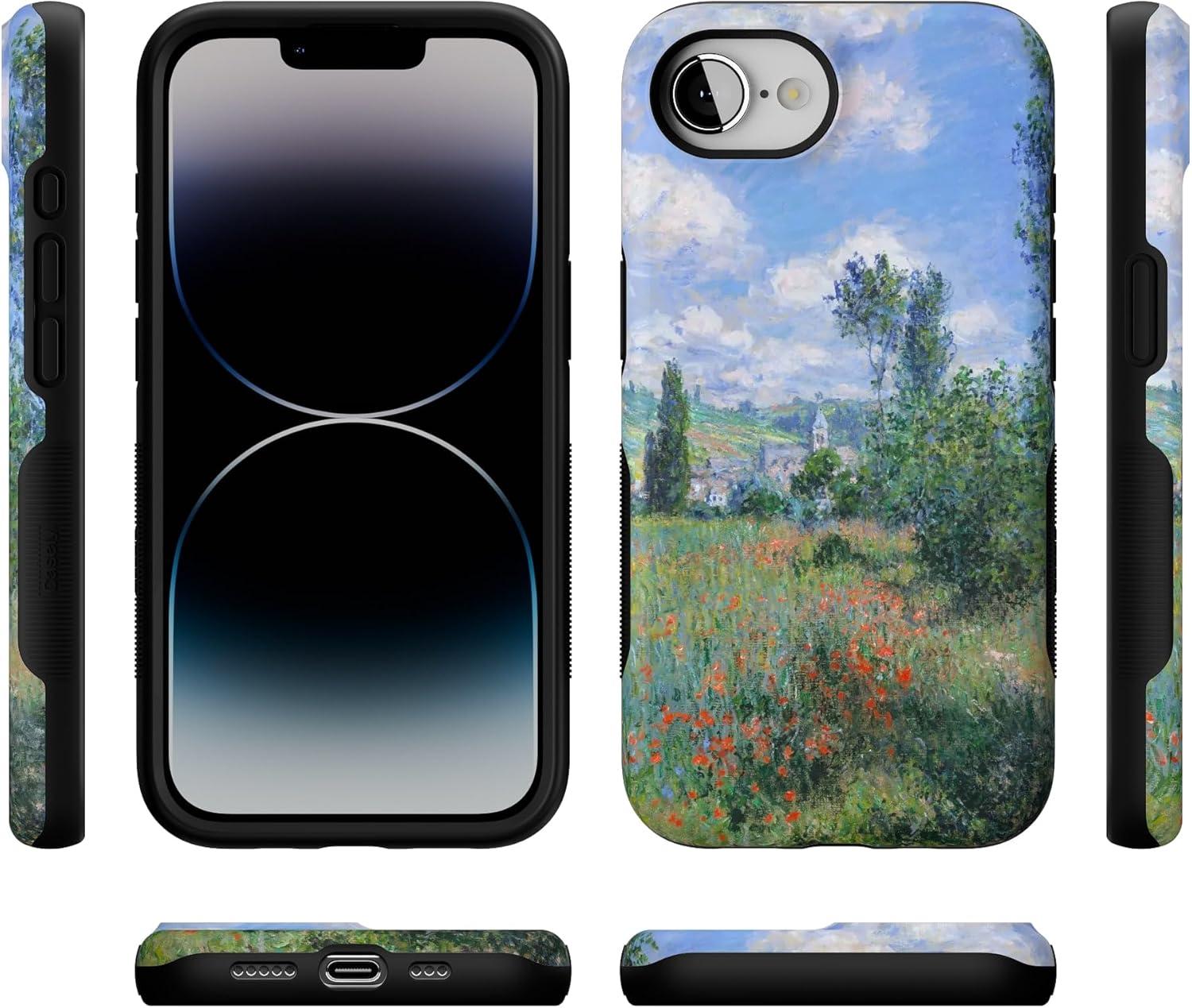imageCasely iPhone 16e Case The Boyfriend Collection Army Green Bold Protective Design MagSafe Compatible DesignMonets View The Met Museum