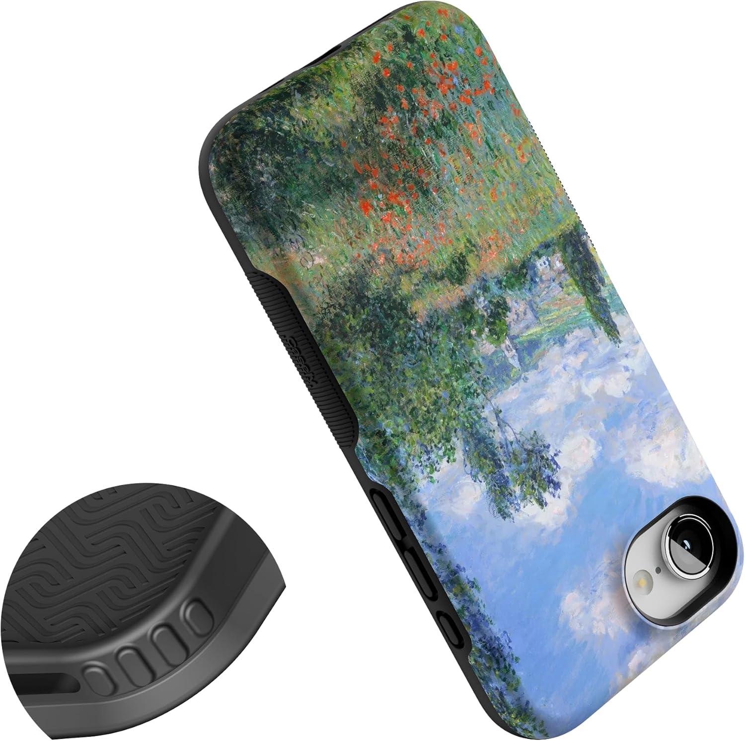 imageCasely iPhone 16e Case The Boyfriend Collection Army Green Bold Protective Design MagSafe Compatible DesignMonets View The Met Museum