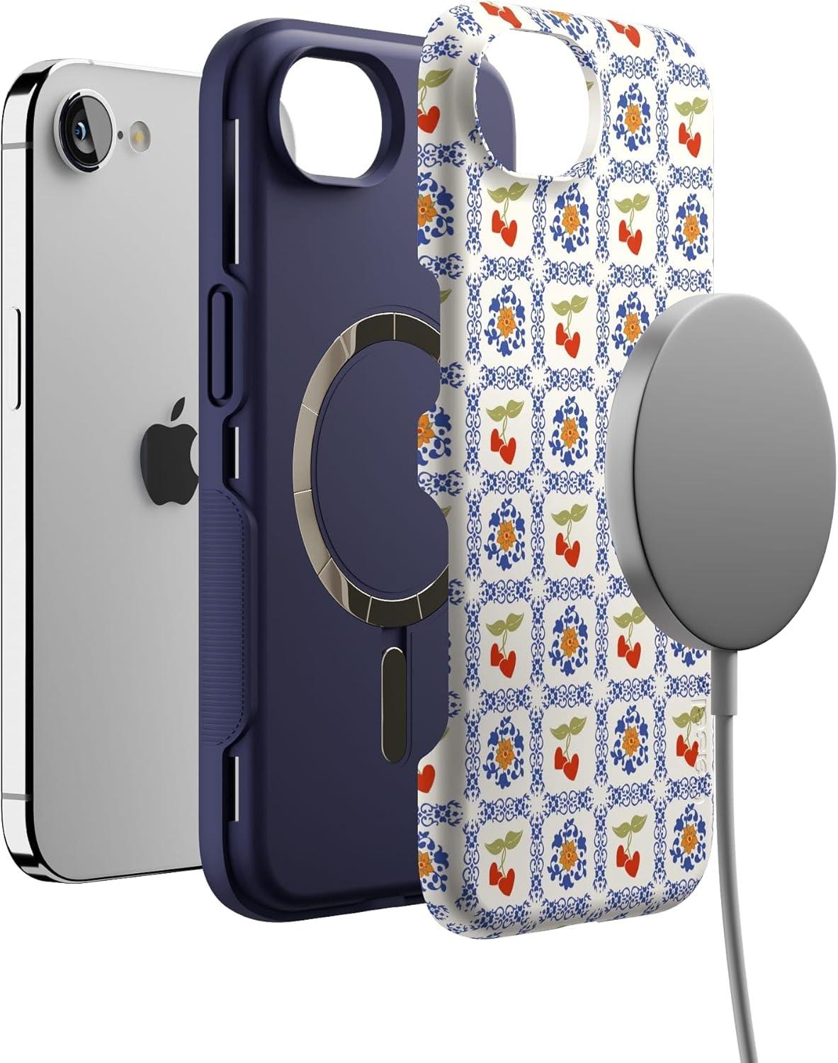 imageCasely iPhone 16e Case The Boyfriend Collection Army Green Bold Protective Design MagSafe Compatible DesignPalermo Dippin Daisys Italian Coast