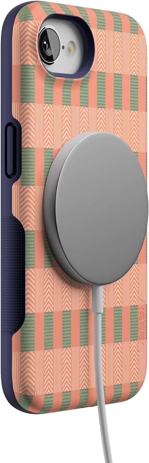 imageCasely iPhone 16e Case The Boyfriend Collection Army Green Bold Protective Design MagSafe Compatible DesignPalm Beach Grand Cabana