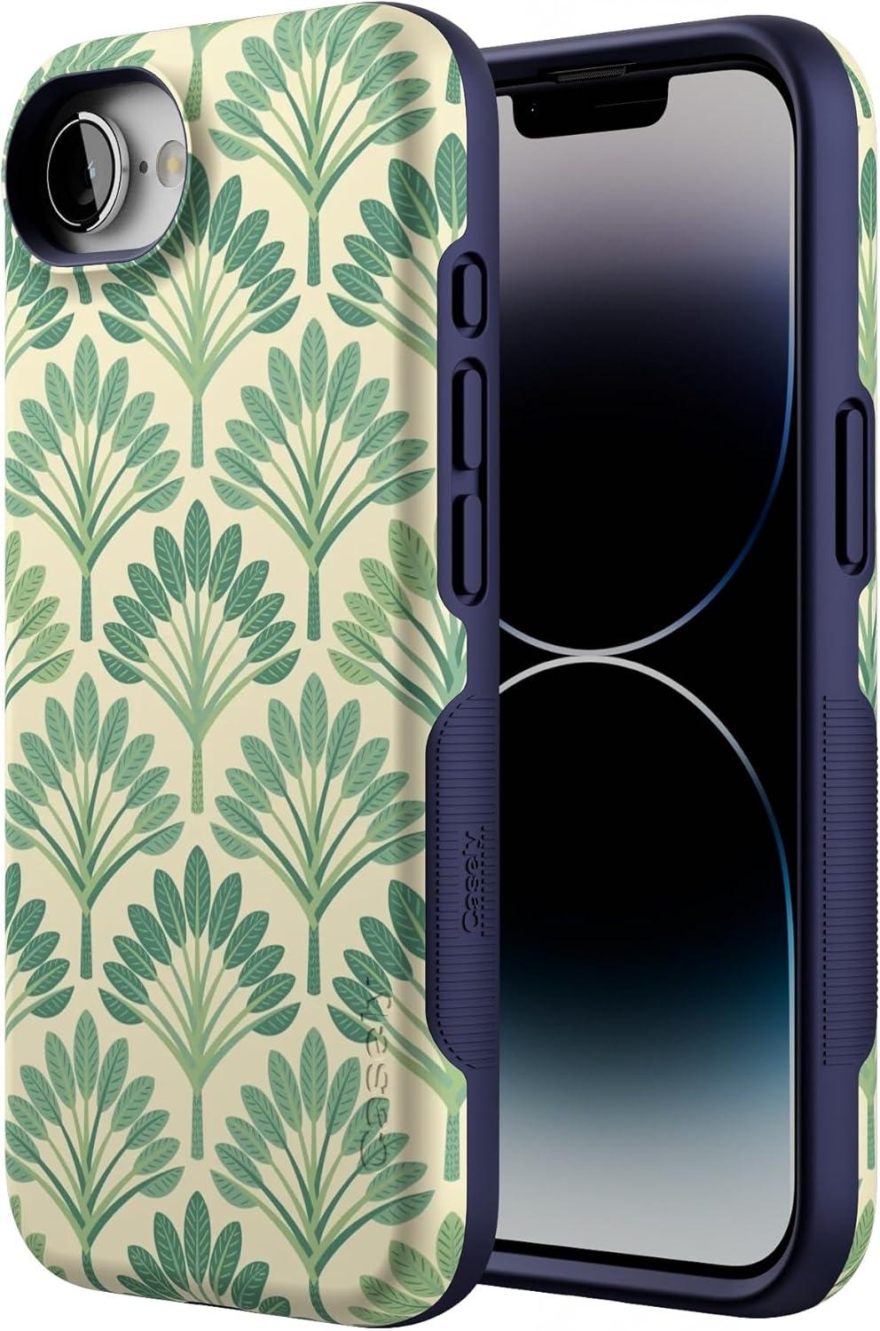 imageCasely iPhone 16e Case The Boyfriend Collection Army Green Bold Protective Design MagSafe Compatible DesignPalm Beach Palm Royale