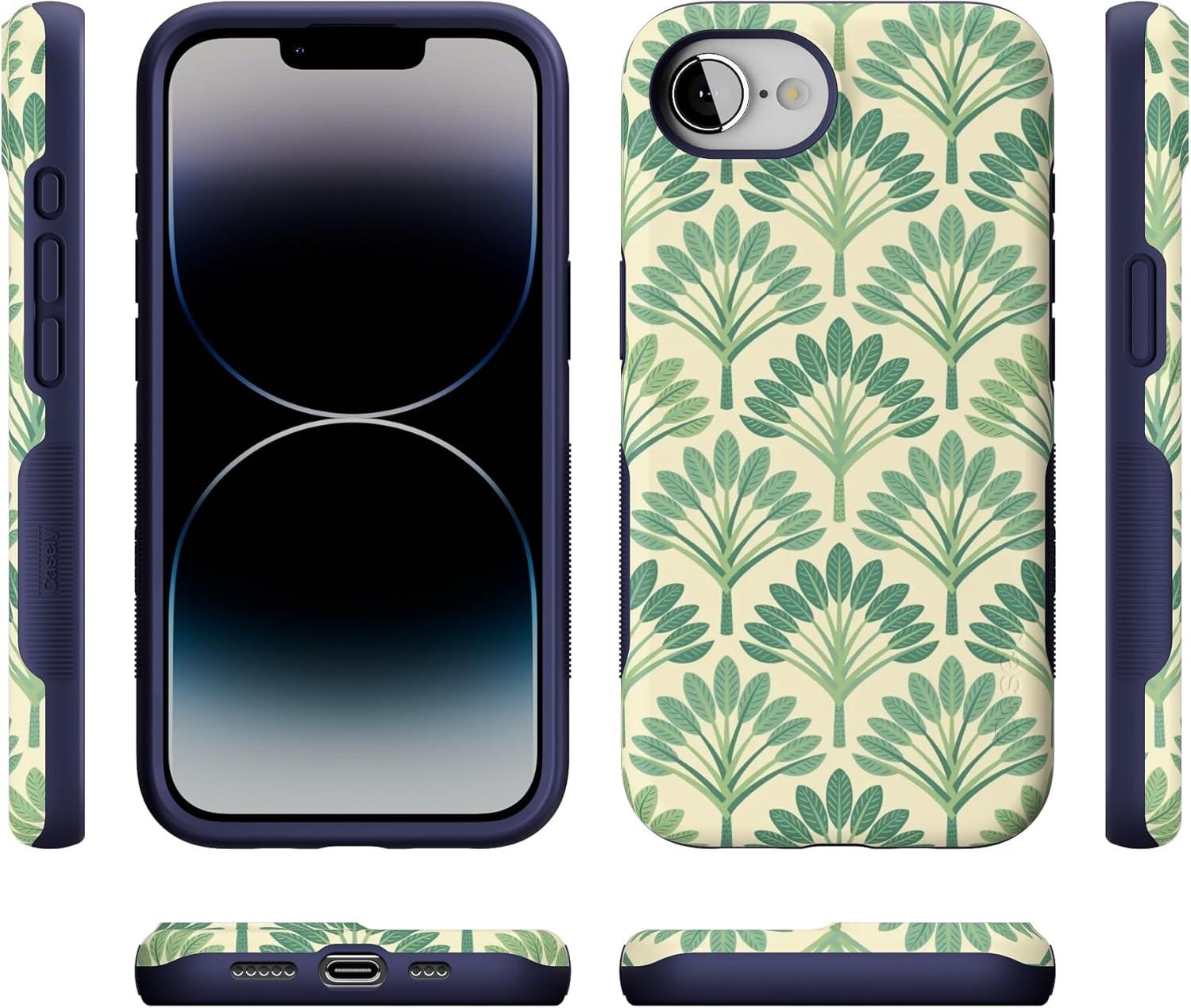 imageCasely iPhone 16e Case The Boyfriend Collection Army Green Bold Protective Design MagSafe Compatible DesignPalm Beach Palm Royale
