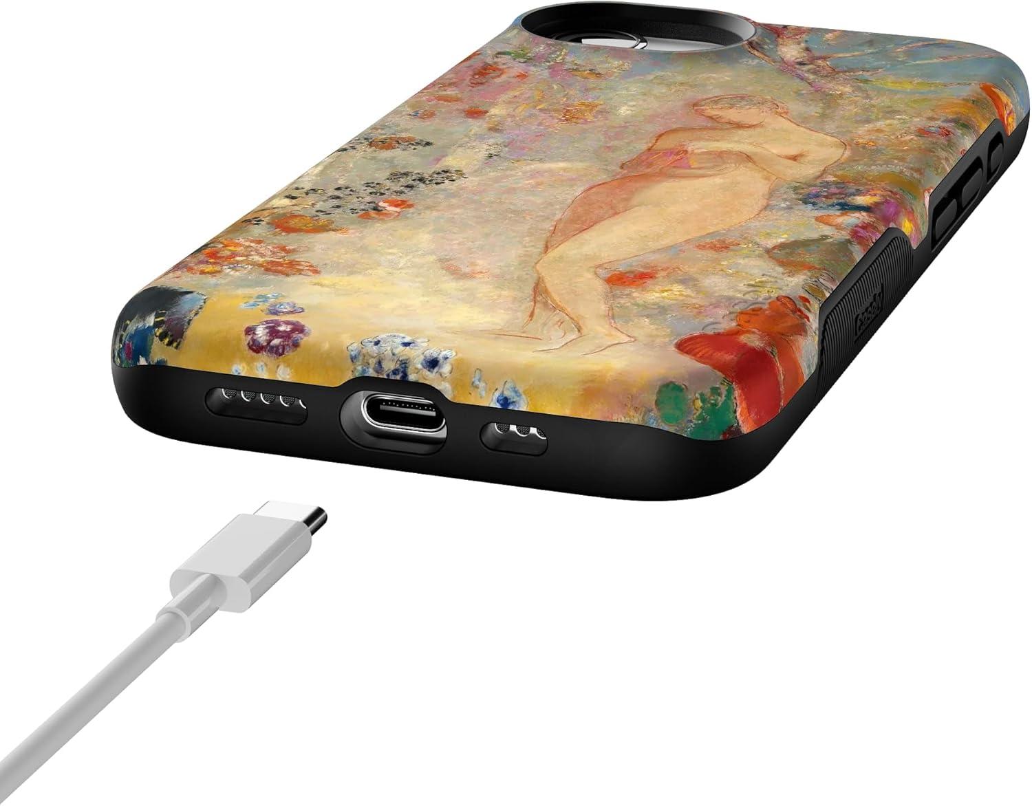 imageCasely iPhone 16e Case The Boyfriend Collection Army Green Bold Protective Design MagSafe Compatible DesignPandora The Met Museum