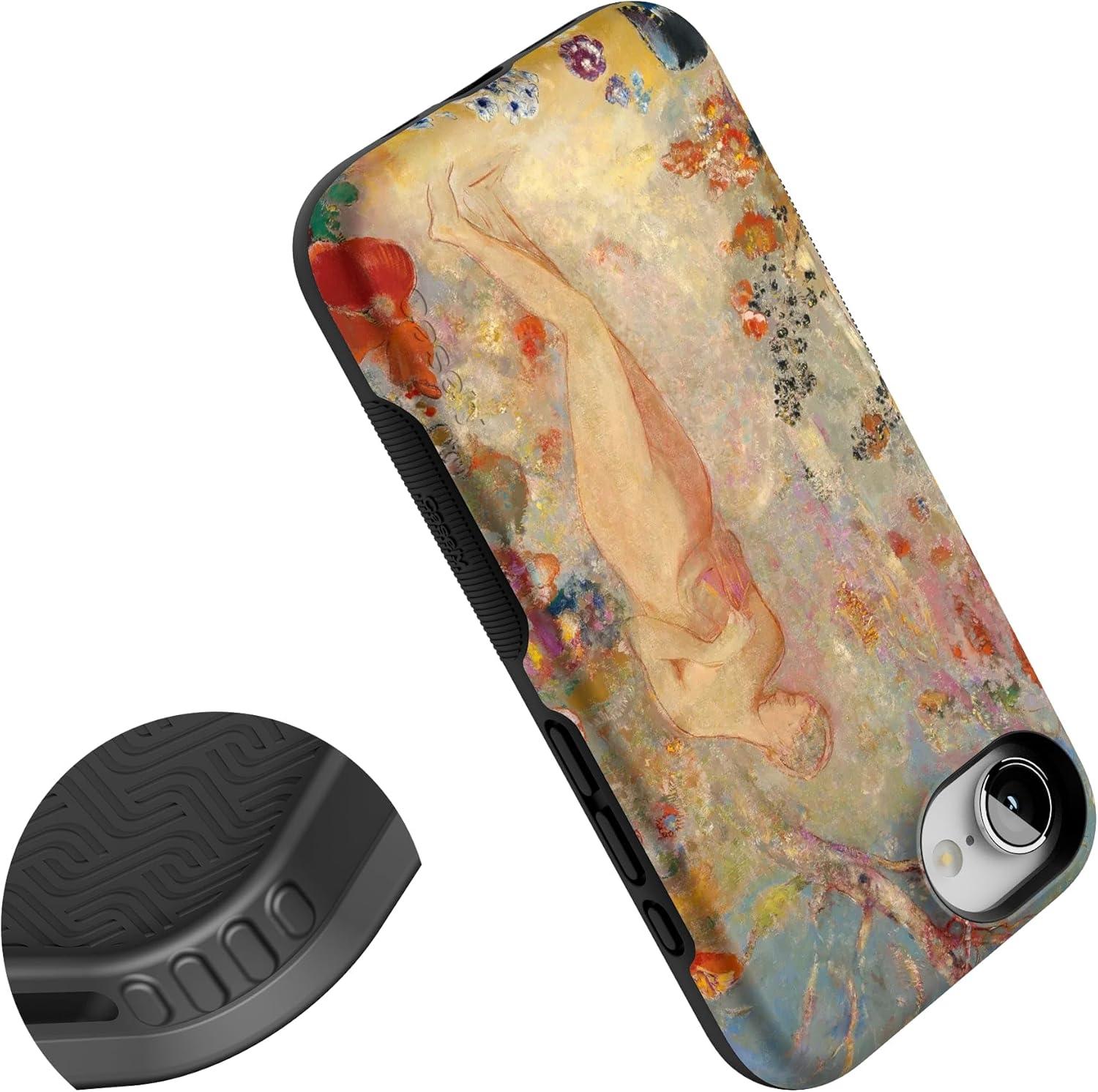 imageCasely iPhone 16e Case The Boyfriend Collection Army Green Bold Protective Design MagSafe Compatible DesignPandora The Met Museum