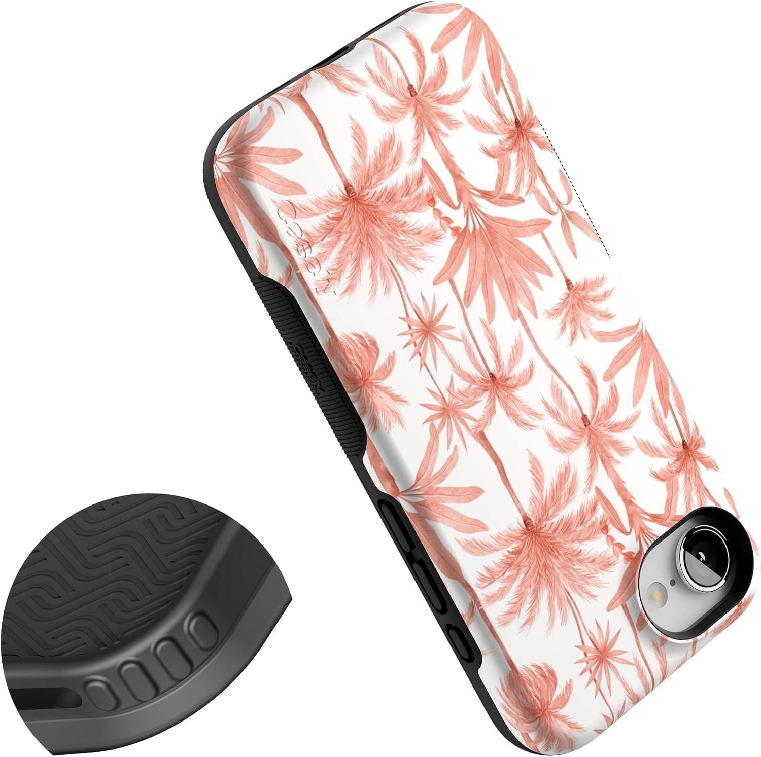 imageCasely iPhone 16e Case The Boyfriend Collection Army Green Bold Protective Design MagSafe Compatible DesignPerfect Paradise Tropical Palm Tree Floral