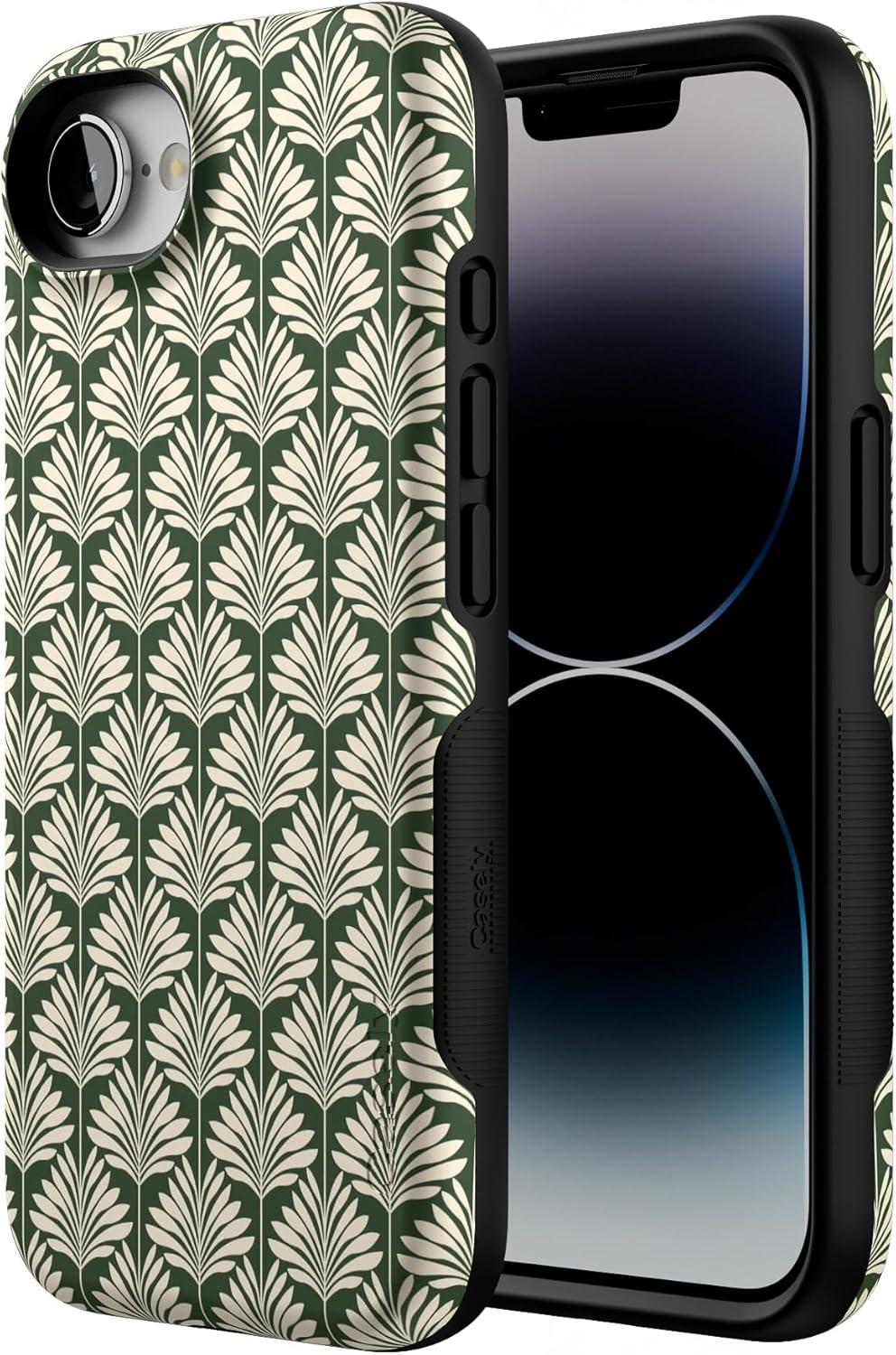 imageCasely iPhone 16e Case The Boyfriend Collection Army Green Bold Protective Design MagSafe Compatible DesignThe Boyfriend Collection Cabana Nights