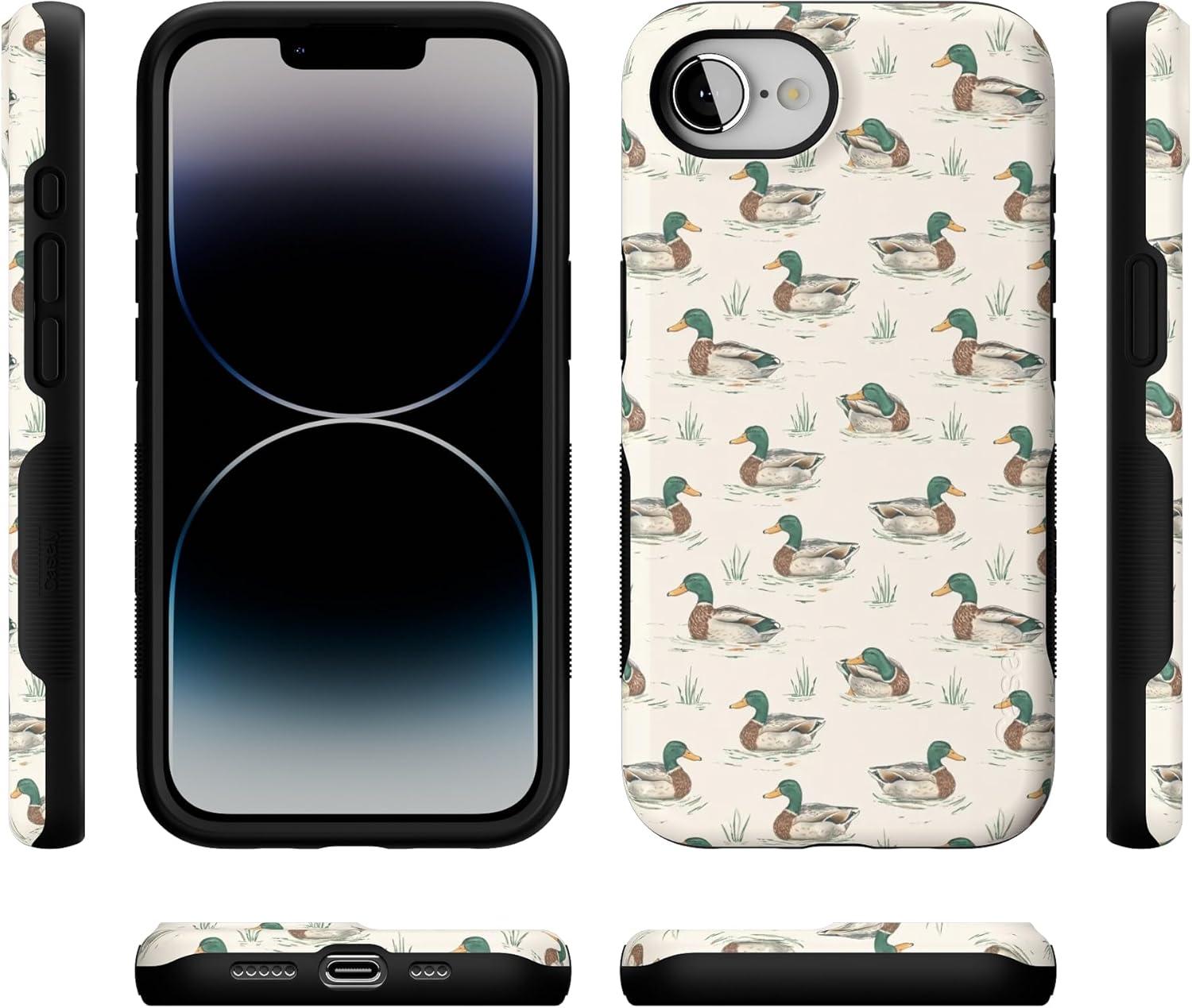 imageCasely iPhone 16e Case The Boyfriend Collection Army Green Bold Protective Design MagSafe Compatible DesignThe Boyfriend Collection Mallard Co