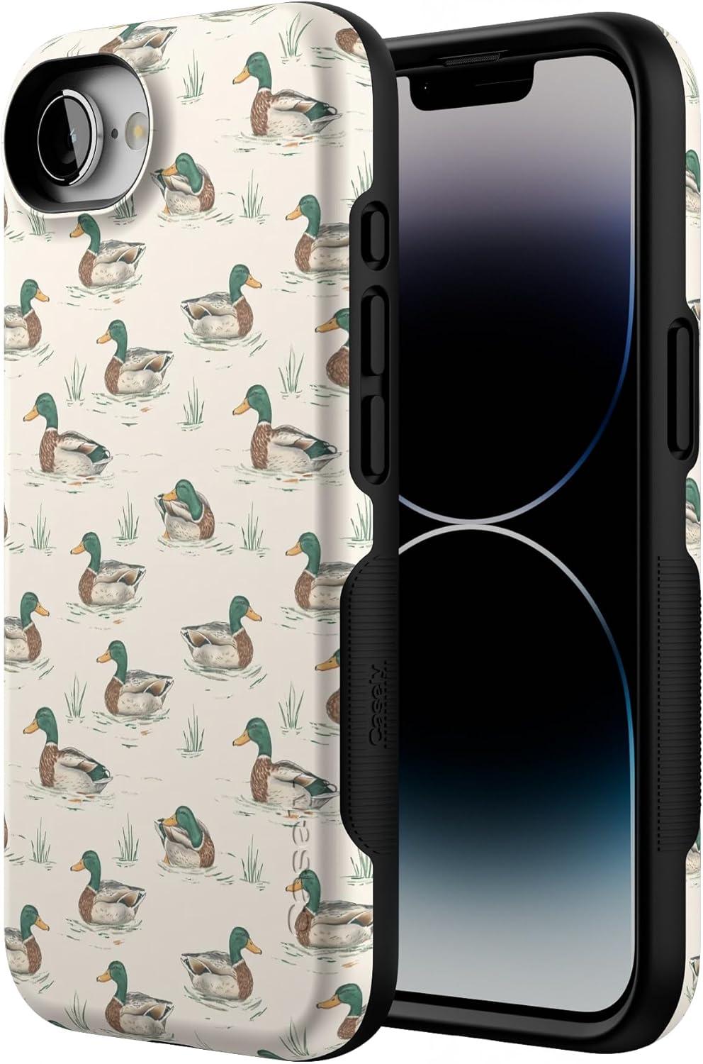 imageCasely iPhone 16e Case The Boyfriend Collection Army Green Bold Protective Design MagSafe Compatible DesignThe Boyfriend Collection Mallard Co