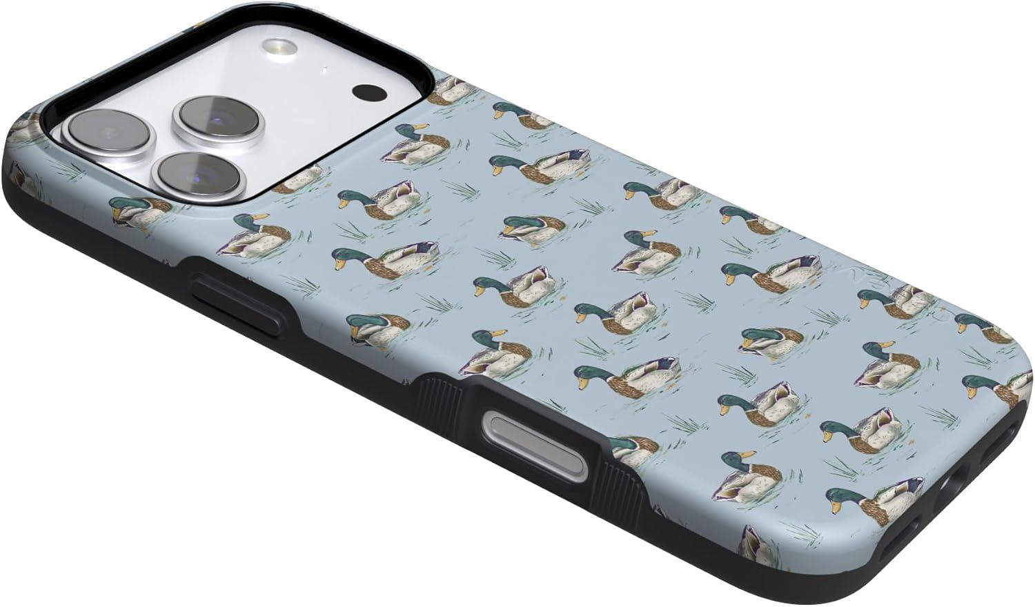 imageCasely iPhone 17 Pro Case Blue Mallard amp Co The Boyfriend Collection Bold Protective Design Compatible with MagSafe