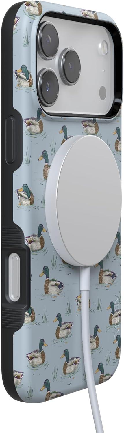 imageCasely iPhone 17 Pro Case Blue Mallard amp Co The Boyfriend Collection Bold Protective Design Compatible with MagSafe