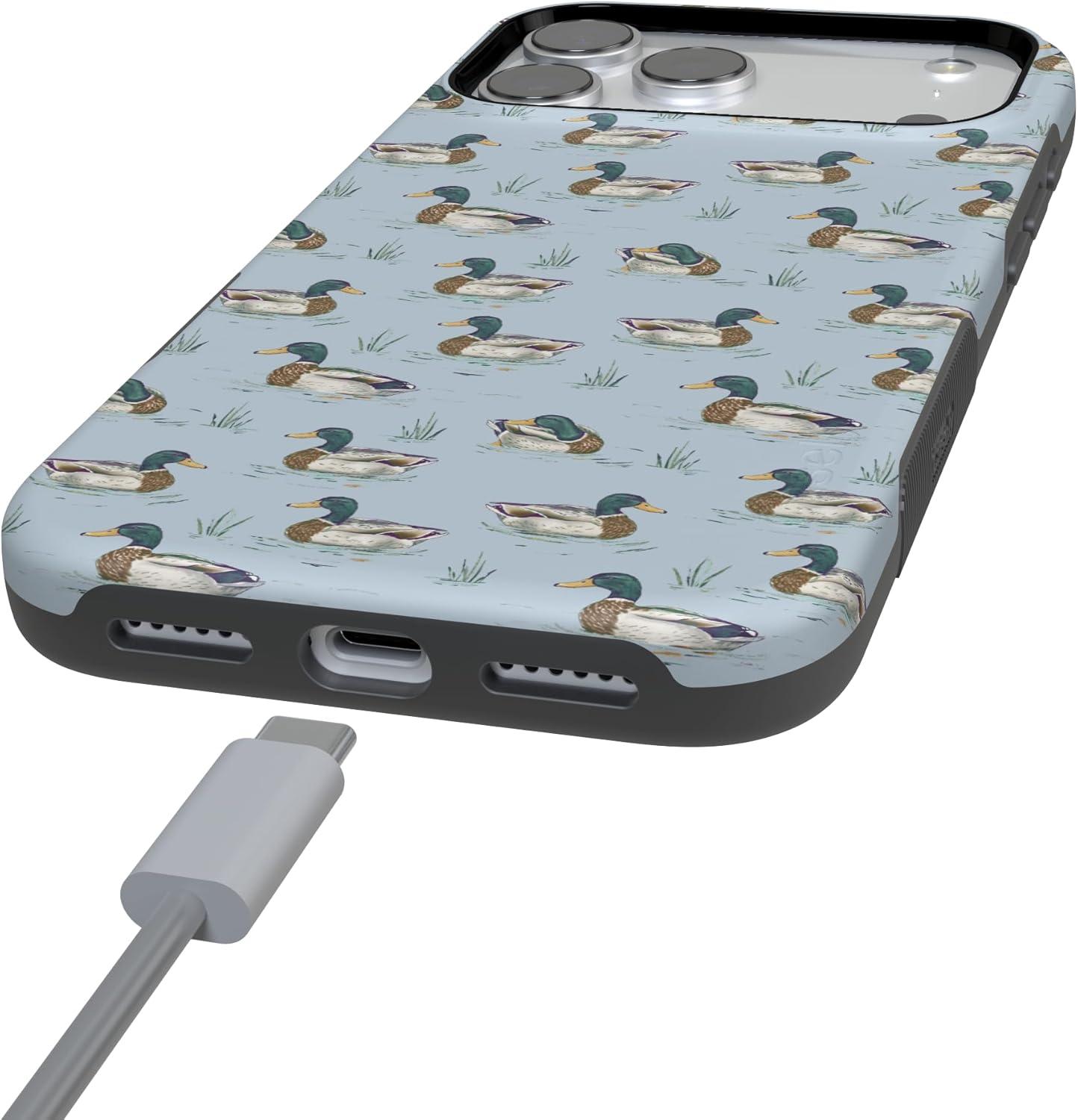 imageCasely iPhone 17 Pro Case Blue Mallard amp Co The Boyfriend Collection Bold Protective Design Compatible with MagSafe