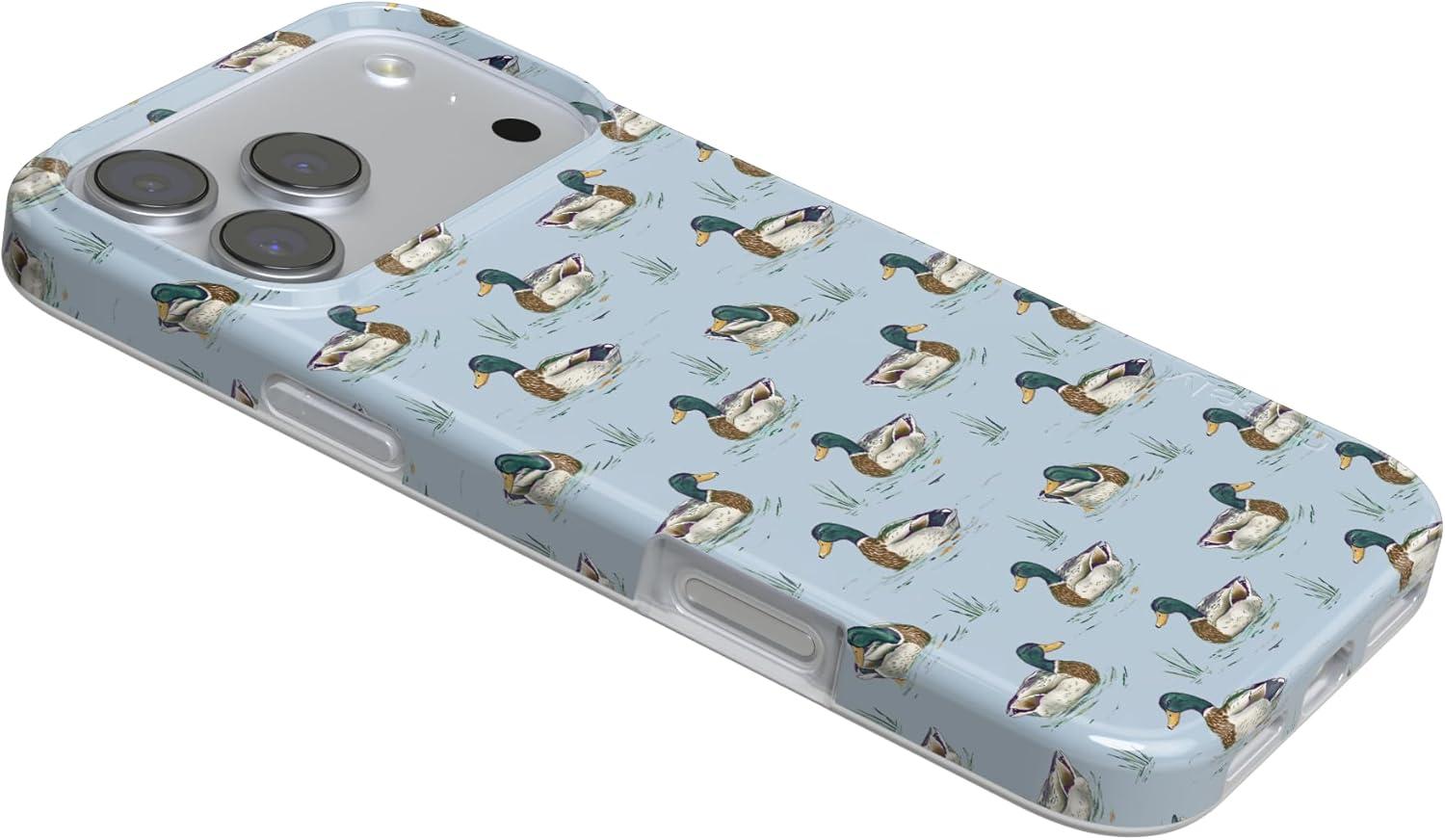 imageCasely iPhone 17 Pro Case Blue Mallard amp Co The Boyfriend Collection Compatible with MagSafe Classic Ultra Thin Design