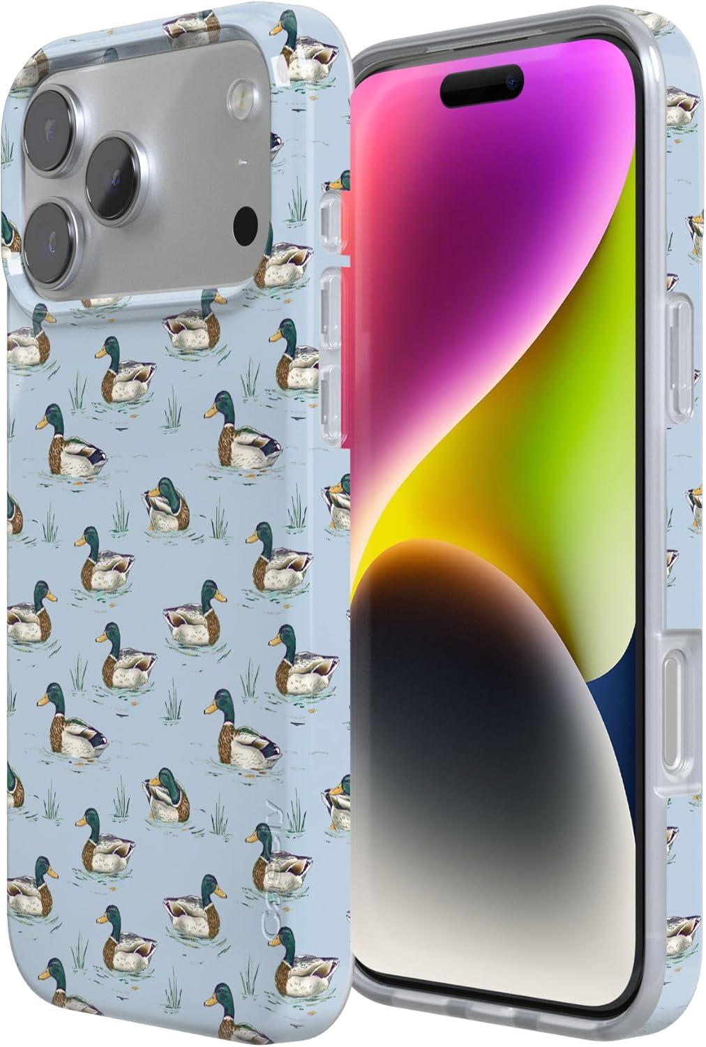 imageCasely iPhone 17 Pro Case Blue Mallard amp Co The Boyfriend Collection Compatible with MagSafe Classic Ultra Thin Design