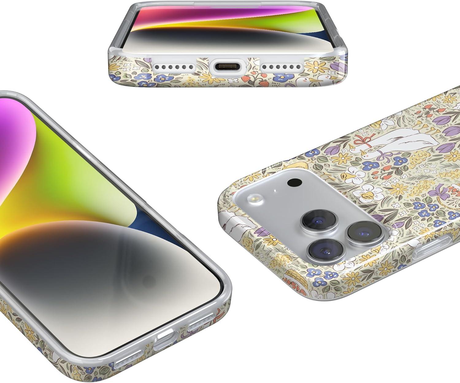 imageCasely iPhone 17 Pro Case Storybook Stroll Spring Garden Compatible with MagSafe Classic Ultra Thin Design