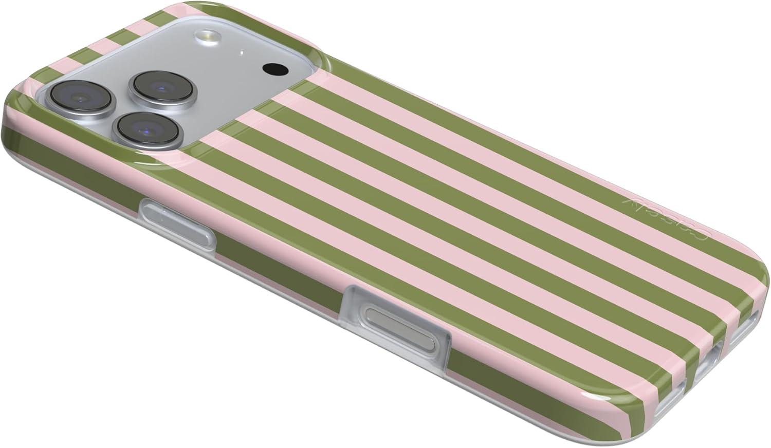 imageCasely iPhone 17 Pro Case Summer Stripes Sunday Best Compatible with MagSafe Classic Ultra Thin Design