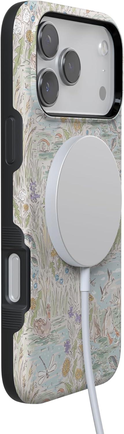 imageCasely iPhone 17 Pro Case The Waddle Path Duck Pond Bold Protective Design Compatible with MagSafe