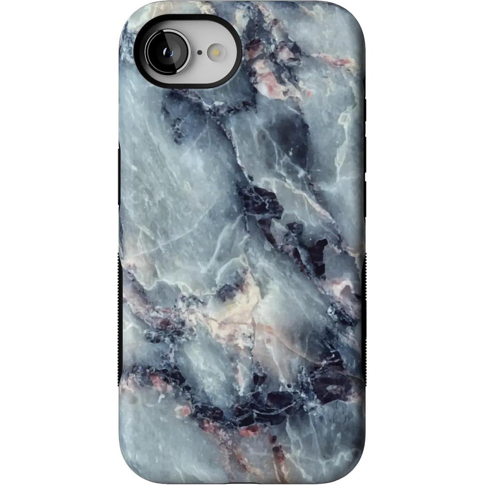 imageCasely iPhone 16e Case The Boyfriend Collection Army Green Bold Protective Design MagSafe Compatible DesignDeep Sea Blue Marble