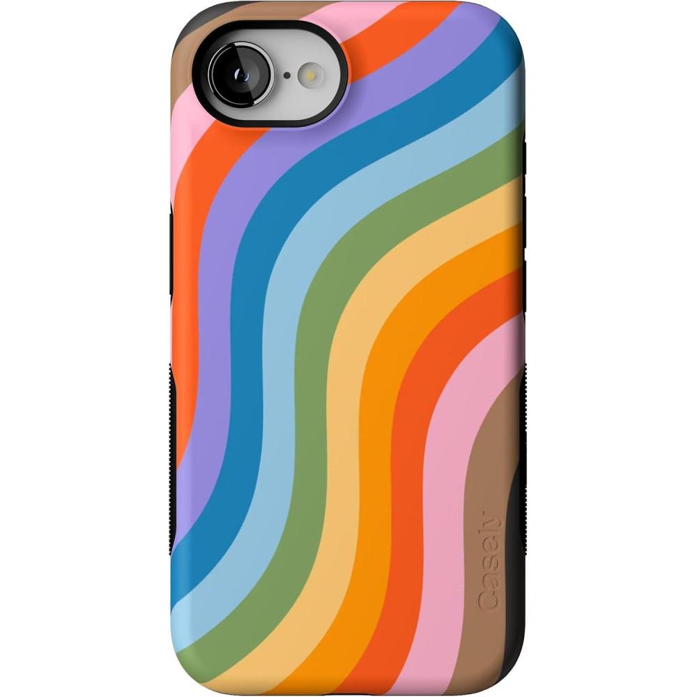 imageCasely iPhone 16e Case The Boyfriend Collection Army Green Bold Protective Design MagSafe Compatible DesignLove for All Rainbow Pride