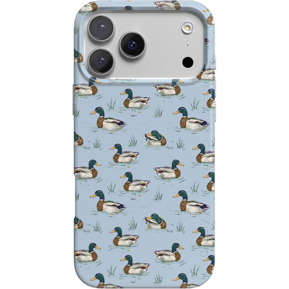 imageCasely iPhone 17 Pro Case Blue Mallard amp Co The Boyfriend Collection Compatible with MagSafe Classic Ultra Thin Design