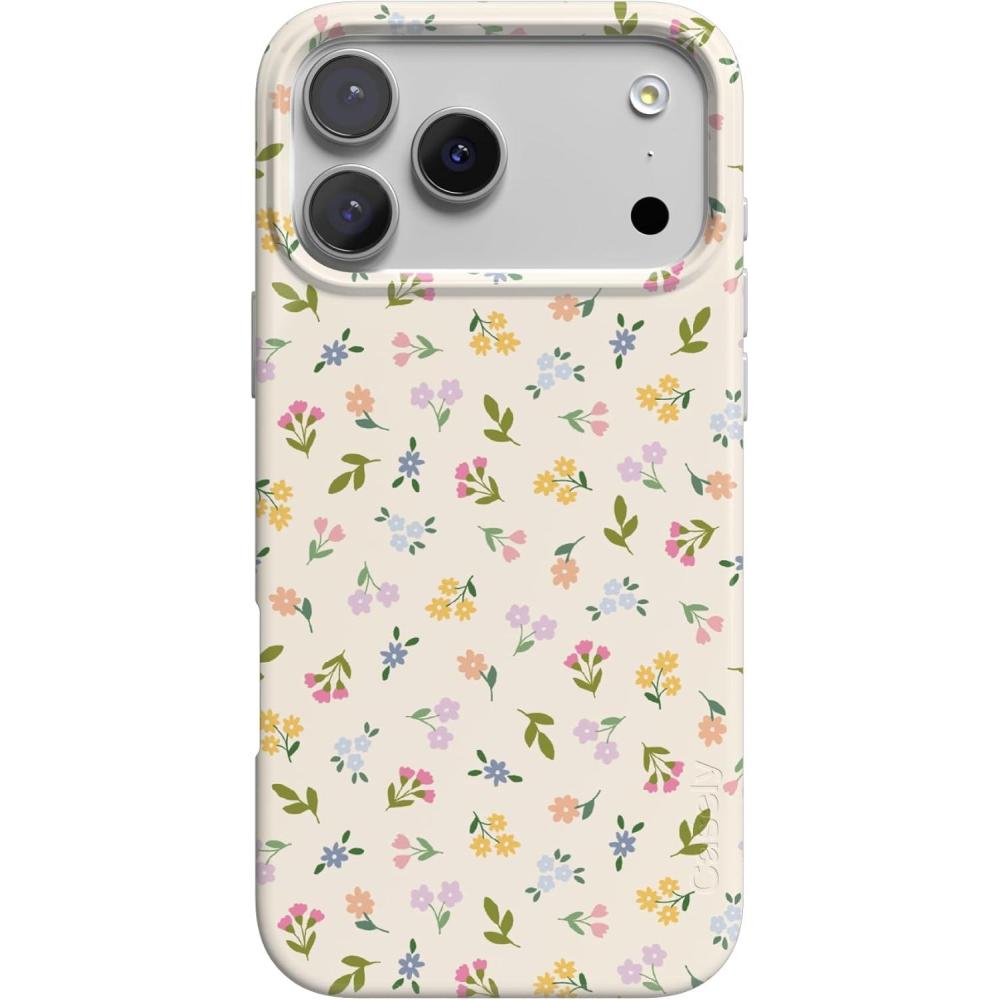 imageCasely iPhone 17 Pro Case Ditsy Floral Tiny Flowers Compatible with MagSafe Classic Ultra Thin Design