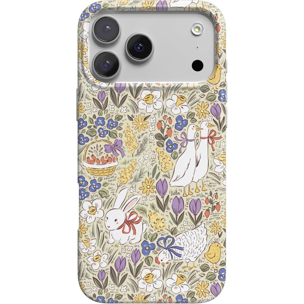 imageCasely iPhone 17 Pro Case Storybook Stroll Spring Garden Compatible with MagSafe Classic Ultra Thin Design