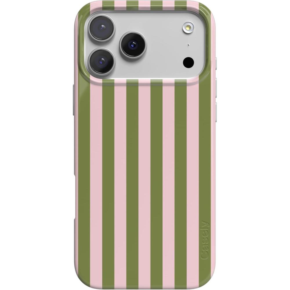 imageCasely iPhone 17 Pro Case Summer Stripes Sunday Best Compatible with MagSafe Classic Ultra Thin Design