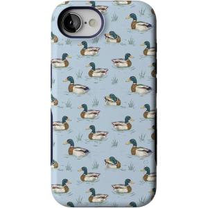 Casely iPhone 16e Case | Blue Mallard & Co. | The Boyfriend Collection | Bold Protective Design | Compatible with MagSafe