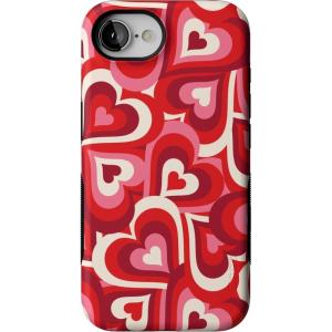 Casely iPhone 16e Case | The Boyfriend Collection | Army Green | Bold Protective Design | MagSafe Compatible Design(Love Song Remix | Ombre Hearts)