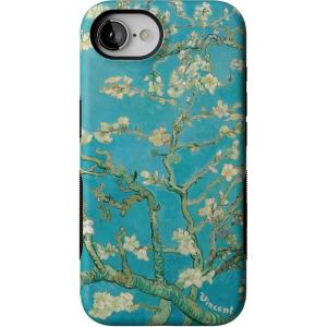 Casely iPhone 16e Case | The Boyfriend Collection | Army Green | Bold Protective Design | MagSafe Compatible Design(Van Gogh | Almond Blossom Floral)