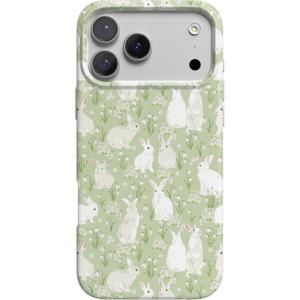 Casely iPhone 17 Pro Case | Hop to it | Green Bunny | Compatible with MagSafe | Classic Ultra Thin Design