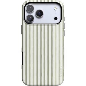 Casely iPhone 17 Pro Case | Linen Stripe | The Boyfriend Collection | Bold Protective Design | Compatible with MagSafe