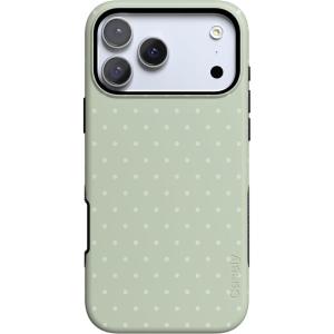 Casely iPhone 17 Pro Case | On the Dot | Green Polka Dot | Bold Protective Design | Compatible with MagSafe