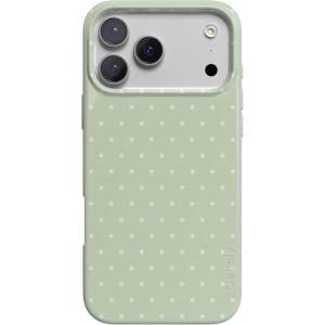 Casely iPhone 17 Pro Case | On the Dot | Green Polka Dot | Compatible with MagSafe | Classic Ultra Thin Design