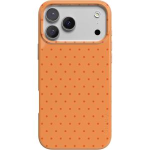 Casely iPhone 17 Pro Case | On the Dot | Orange Polka Dot | Compatible with MagSafe | Classic Ultra Thin Design