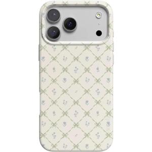 Casely iPhone 17 Pro Case | Petite Petals Floral | Dainty Lattice | Compatible with MagSafe | Classic Ultra Thin Design
