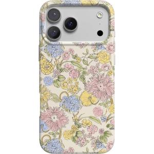 Casely iPhone 17 Pro Case | Prairie Blooms | Pastel Floral | Compatible with MagSafe | Classic Ultra Thin Design