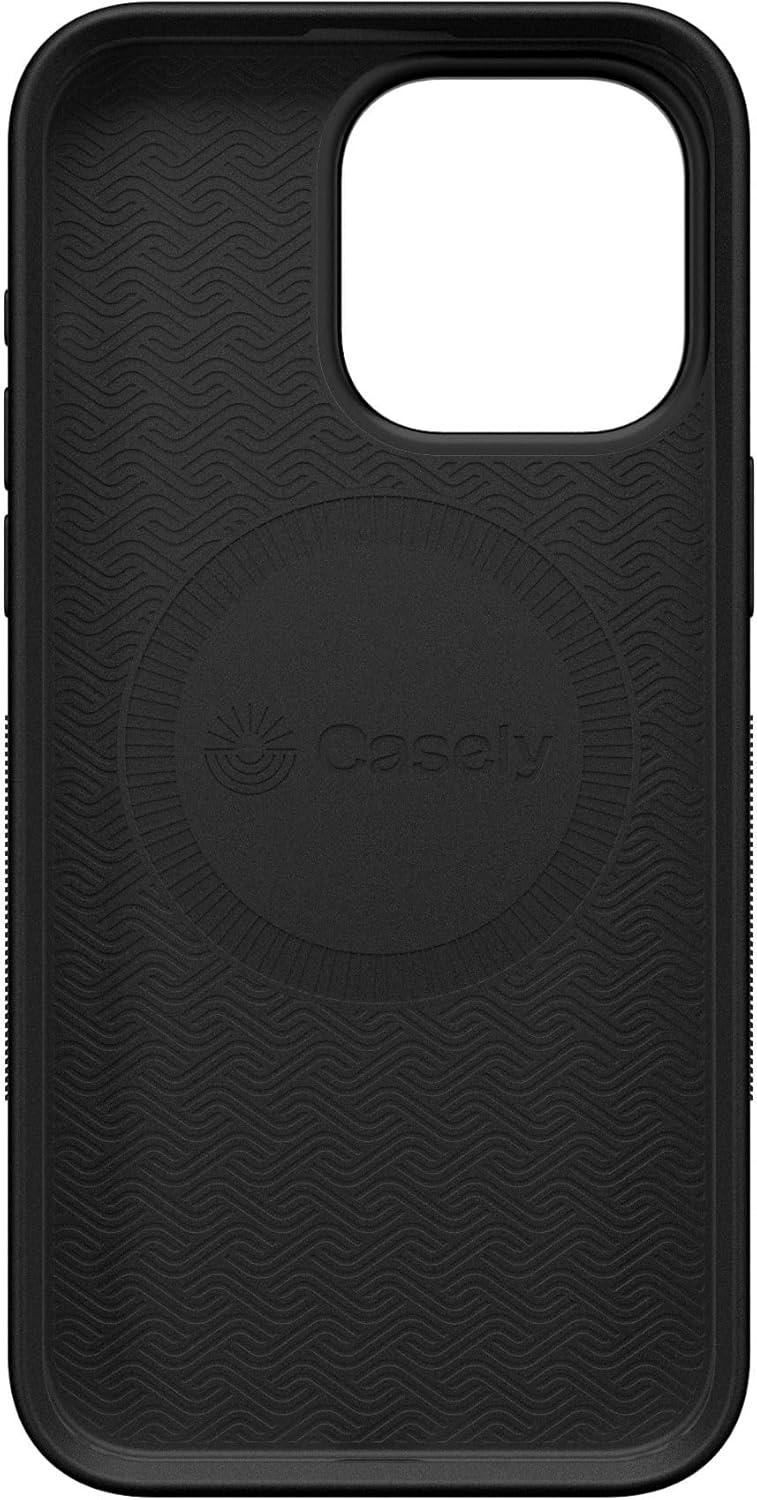 imageCasely iPhone 15 Pro Case Be Mine Tiny Hearts Bold Protective Design Compatible with MagSafe