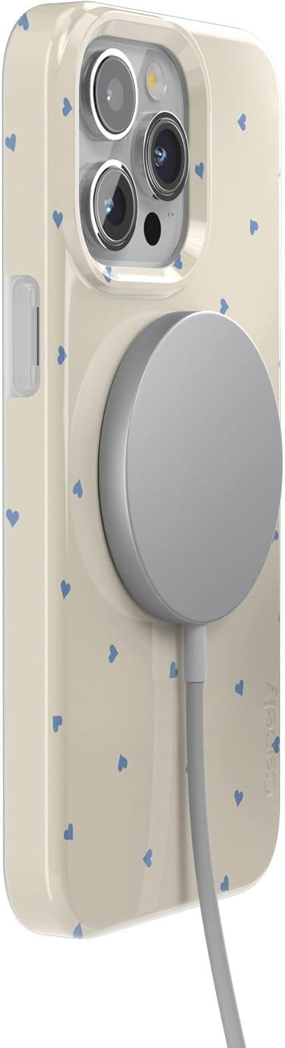 imageCasely iPhone 15 Pro Case Im Yours Tiny Hearts Compatible with MagSafe Classic Ultra Thin Design