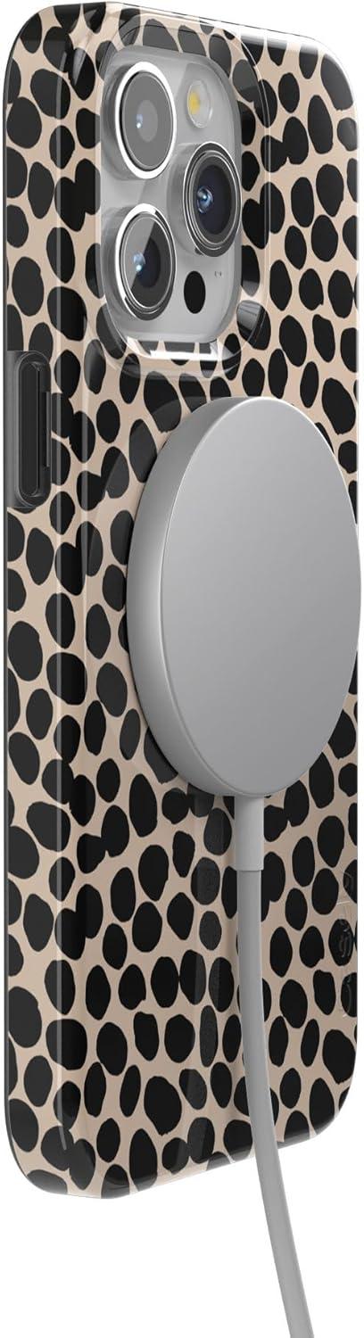 imageCasely iPhone 15 Pro Case Lost in Spots Cheetah Print Compatible with MagSafe Classic Ultra Thin Design