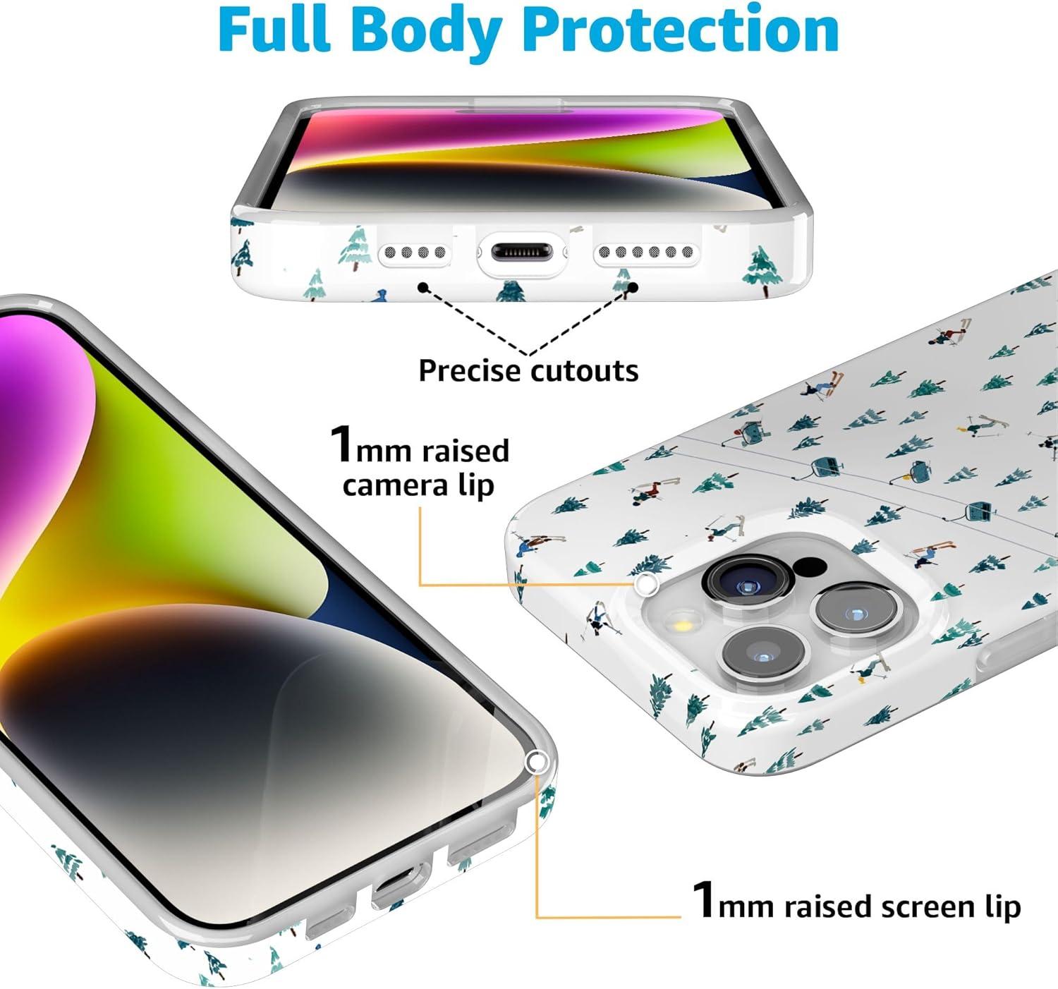 imageCasely iPhone 15 Pro Case Weve Peaked Aprs Ski Mountains Compatible with MagSafe Classic Ultra Thin Design
